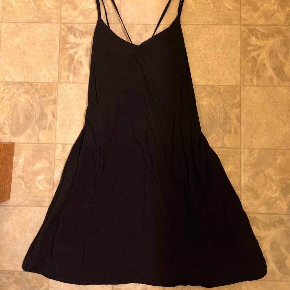 Black mini dress